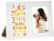 Newbyst 4 x 6 Liebes-Bilderrahmen aus Holz für Paare – Weißer Bilderrahmen „I Love You to The Moon and Back“, Paare-Geschenke, Liebesgeschenke, leuchten für Freund, Freundin, Sie und Ihn