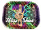 Wise Skies Metal Tray Smoking Accessory Rustic Hand-Crafted Style