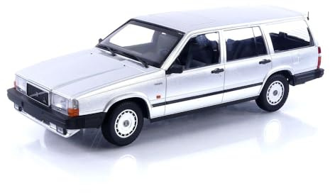Minichamps 155171770 1:18 1986 Volvo 740 GL Break-Silver Sammlerstück Miniaturauto