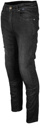 gms Rattle Slim Motorradjeans, schwarz/grau, 36