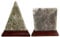 SudoreWell® Salzkristall Lampen Set GREY mit Salzkristall Lampe Salzlampe Pyramide + Cube aus der Salt Range Pakistan by Salzarena