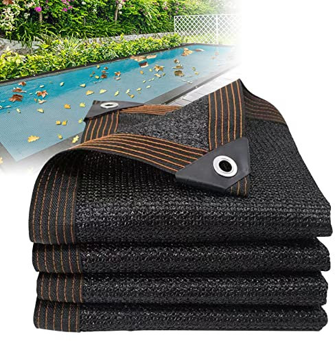 Schwimmbadnetz für rechteckigen Pool, Pool Abdeckplane Rechteckig, Pool-Laubnetz Abdeckung für Reinigung Schwimmbad, Pool Skimmer Rake Net(Size:4x7m(13×23ft))