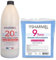 Poudre Décolorante 9 TONS - Technologie anti-reflet jaune 500 + Oxydant Crème 20vol 900ml - Qualité Professionnelle - Fabriqué en France