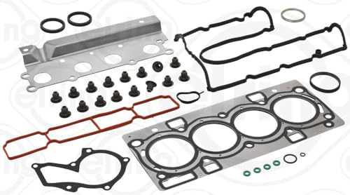ELRING 389.981 Dichtungssatz Zylinderkopf mit Ventilschaftabdichtung Kompatibel mit FORD Fiesta Mk6 Schrägheck JA8, JR8