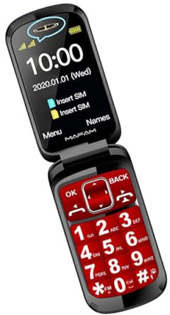 WUUISDNX 2G Älteres Mobiltelefon Touchscreen Große Taste Lange Standby Zeit Smartphone Dual Karten Gutes Signal Lauter Ton Klapptelefone