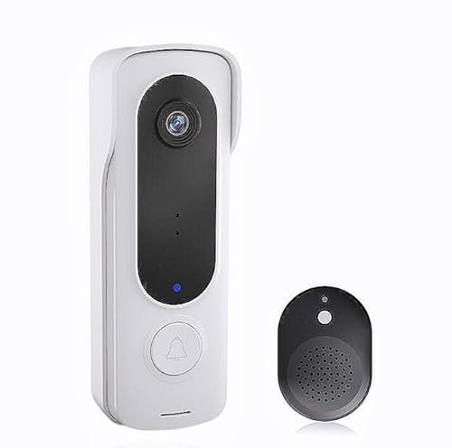 AAVEDA Smart Video Doorbell Camera Wireless, HD Live Image, Night Vision,2.4G WiFi, Wider-Angle Lens View, Rechargeable Battery,Night Vision, Cloud Storage & Easy Installation