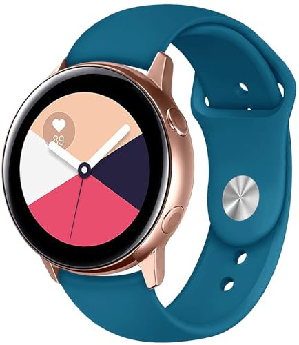 Pulsera de Repuesto Silicona para Garmin Vivomove 4S,Vivoactive 3S,Venu 4 41mm/3S/2S, 18mm Deporte Brazalete Correa para Huawei Watch 5 42mm/GT 6/5/4 41mm