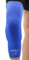 KEKKUPFIT - Rodilleras Baloncesto - Compresión - Calentadores para piernas con protecciones deportivas - baloncesto - voleibol - portero fútbol - balonmano (M BLU)