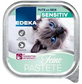 Feine Happen Sensitive mit Pute und Reis 32 * 100g nassfutter katzenfutter Multipack