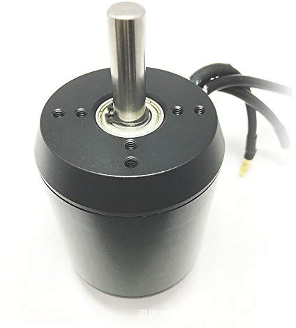 170KV C6374 Efficience Bürstenlos Motor, 2.9KW Bürstenloser mit JST 5P 2.0 Hall-Stecker und 4mm Bullet-Stecker, Brushless Sensored Motor für Elektro Skateboard Longboard