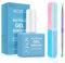 Gel Nail Polish Remover 15ml with Nail File & Nail Polish Scraper, Gel Polish Remover, Gel Remover, No Hurt Nails, Fast Gel Remover - Removes Gel Nail Polish within 2-4 Minutes