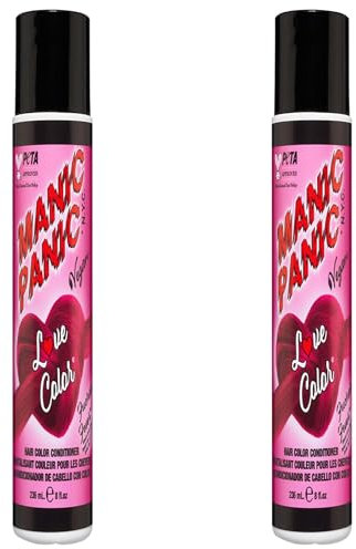 Manic Panic Love Color Fuschia Fever, cruelty-free, vegano e brillante, 2 x 236 ml