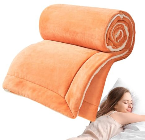 Lammfleecedecke | doppellagige Fleecedecke | Bettüberwurf aus Lammfell | dicke und kuschelige Decke | ideal für Camping & Relaxen | Tagesdecke warm u