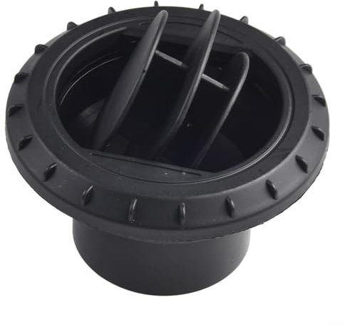 Soluzioni di riscaldamento canalizzate Il tubo di scarico nero girevole ottimizza il flusso di calore (60 mm)