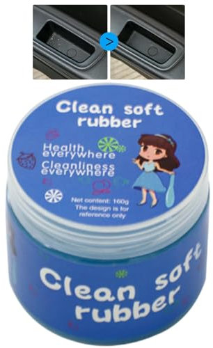 Vgvgaj Car Cleaning Putty | 160g Car Dust Cleaning Putty | Keyboard Dust Cleaner, Auto Cleaner, Automotive Dust Gel, Multifunctional Dusting Remover, Car Interior Putty for Laptop