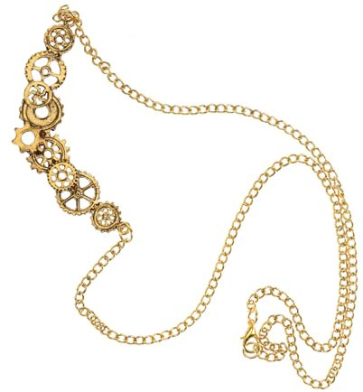 VALICLUD Zahnrad-halskette Schmuck Halskette Für Frauen Steampunk-accessoires Für Damen Halskette Mit Anhänger Für Männer Punkkette Für Frauen Steampunk-anhänger Zinklegierung