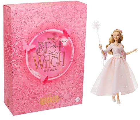 Mattel Universal Pictures' Wicked: for Good Collectible Glinda Fashion Doll with Removable Outfit, Inspired by The Movie
