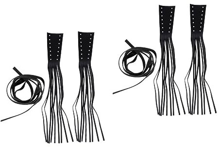LOORGVEL 2 Paar Komfortable Lenkergriffe Für Weiches Leder-design Quaste