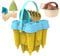 Burgenform-Set – Sandburgen, Sandburgen, Sandformen | Tragbarer, einzigartiger, strapazierfähiger und lustiger Netz-Rucksack zum Bau von Sandburgen