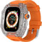 BNCXMO Clear Watch Case+Watch Band Modification Kit ， für Ultra 49 mm ， vollständig transparente Uhrenabdeckung und Watch -Gurt -Mod -Set ， für iWatch 8 7 6 5 4 SE -Serie