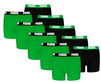 PUMA 10 er Pack Boxer Boxershorts Jungen Kinder Unterhose Unterwäsche