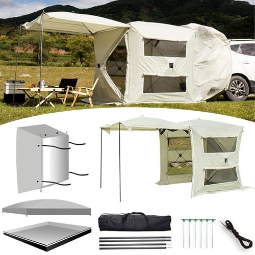 SUV Zelt Automatik Auto Markise mit UV-Schutz und wasserdichter Beschichtung für Camping Big Space Heckverlängerung für Fahrzeuge