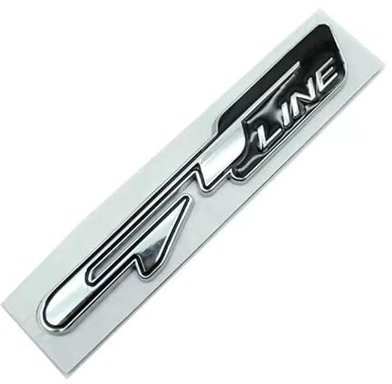 XRDSF 2 Stück Auto Emblem Aufkleber für Kia GT LINE Logo Elantra GTline Sportage KX5 K3 K4 K5 Stinger, Personalisierte Dekoration für Heck Kofferraum Fahrzeugstyling Selbstklebende Langlebige