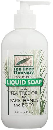 Tea Tree Therapy Antibacterial Liquid Soap, with Tea Tree Oil, 8-Ounces (Pack of 4) by Tea Tree Therapy