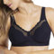 Bestform Damen Schalen BH Cotton Comfort, Schwarz, Gr.85H (Herstellergröße:38FF)
