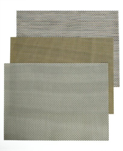 Chilewich Placemat Basketweave Rectangle - Khaki
