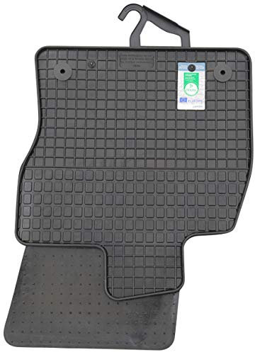 PETEX Gummimatten passend für Octavia III Limousine ab 02/2013-03/2020 / Kombi ab 05/2013 -03/2020 / Octavia Scout ab 10/2014-03/2020 Fußmatten schwarz 4-teilig