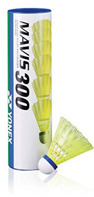 YONEX Mavis Federball 300, Gelb/Medium, 12 Stück