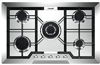 Foster Elettra.5F.STD - Placa (Integrado, Gas, Acero inoxidable, Giratorio, Frente, 10700W)