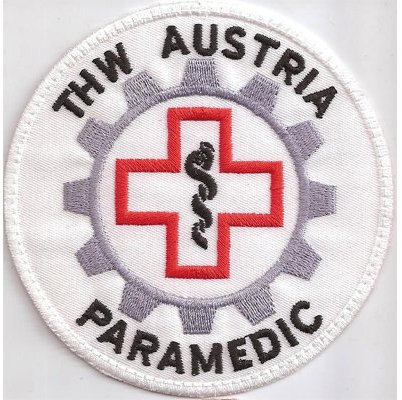 THW Austria Technisches Hilfswerk Paramedic RTH OERK Emergancy Aufnäher