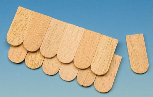 MiniMundus Dachschindeln, schmal für das Puppenhaus