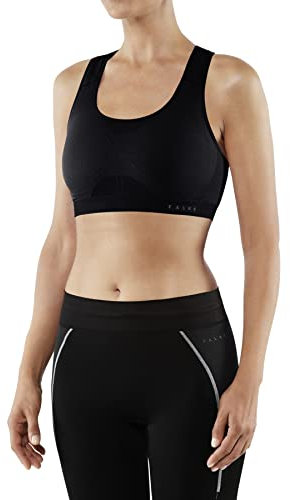 FALKE Damen Sport-BH Madison Low Support W Sb Funktionsmaterial für niedrigen Aktivitätslevel 1 Stück, Schwarz Black 3000, XS