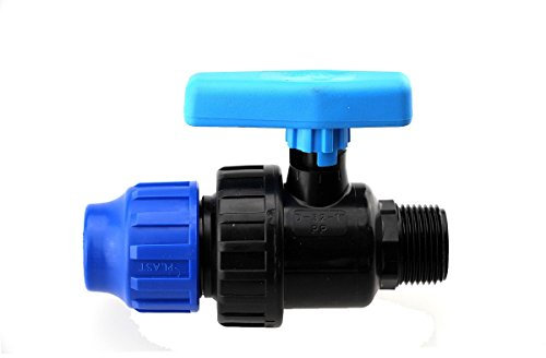 Kugelhahn PE- AG Ø25 x 3/4