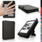 iGadgitz U3694 Folio Custodia PU Pelle con Cinturino Compatibile con eReader Kobo – Nero