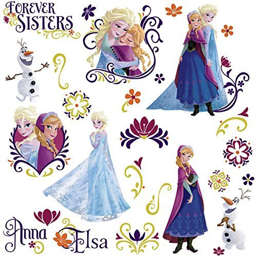 RoomMates Disney 's Frozen Springtime Wand Aufkleber | Frozen Wandtattoo Aufkleber Disney Frozen Aufkleber
