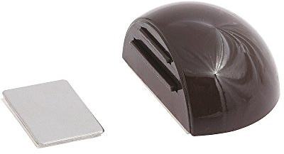 WOLFPACK 5320342 Türstopper Tür Selbstklebend mit Magnet Halter braun