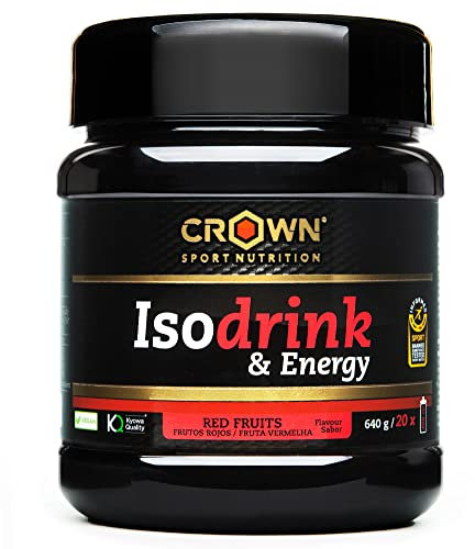 Crown Sport Nutrition Bebida Isotónica - Isotónico en polvo con carbohidratos, sales y aminoácidos. Certificación antidoping Informed Sport