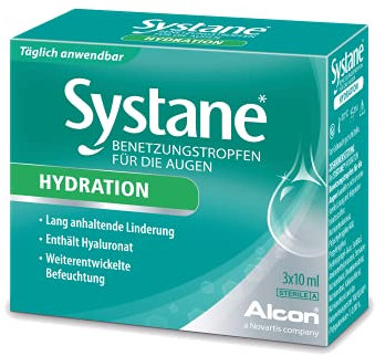 Systane HYDRATION Augentropfen, 3 x 10 ml