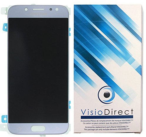 Visiodirect® Ecran Complet pour Samsung Galaxy J5 2017 SM-J530F téléphone Portable Bleu vitre Tactile + écran LCD
