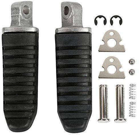 XMT-MOTOR Repose-pieds Moto Passager Arrière Pédales Pied Peg footrest pour Hayabusa GSX1300R 2008-2012 GSF1250 Bandit 1250 GSX1250 2008-2011 GSX650