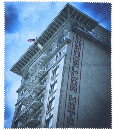 Microfasertuch mit Motiv Hotel Chancellor - Brillenputztuch - 15x18cm