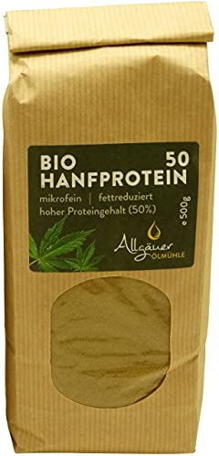 Allgäuer Ölmühle - Allgäuer Bio Hanfmehl (Bio Hanfprotein 50) - 500 g