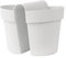 EURO3PLAST Balconiera BE-UP VASO 33X25 H25 BIANCO OTTICO