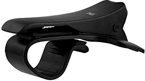 T'nB - Support Téléphone Voiture, Pince pour Tableau de Bord, Universel | Compatible Smartphones et GPS jusqu'à 9 Cm, Fixation jusqu'à 5 Cm, Surface Antidérapante, Format Compact, Noir
