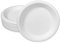 Ecorigin Platos desechables y ecológicos de caña de azúcar. Pack de 50 Unidades y 18 cm. Compostables y biodegradables.