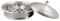 Mayur Exports Communion Ware Kirchen-Set, 1 Weintablett zur Kommunion, mit Brotplatte und Deckel, Tablett für 32 Tassen, ideal für Kirchen, Edelstahl, satiniert (matt)